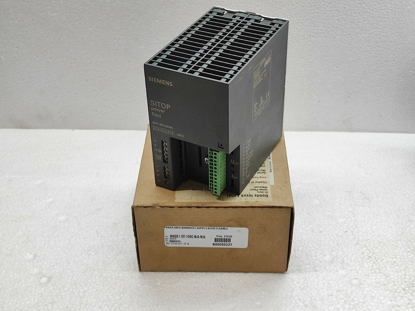 SIEMENS SITOP POWER FLEXI 6EP1 353-2BA00