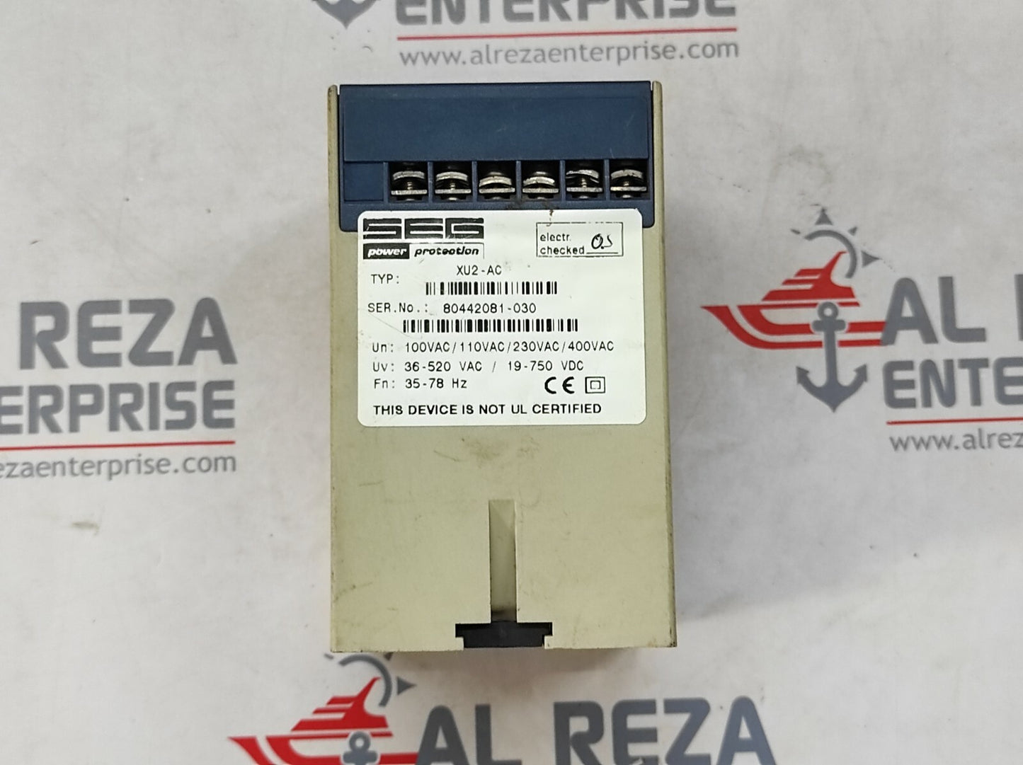 Seg XU2-AC Power Relay 100-400 VAC XU2AC