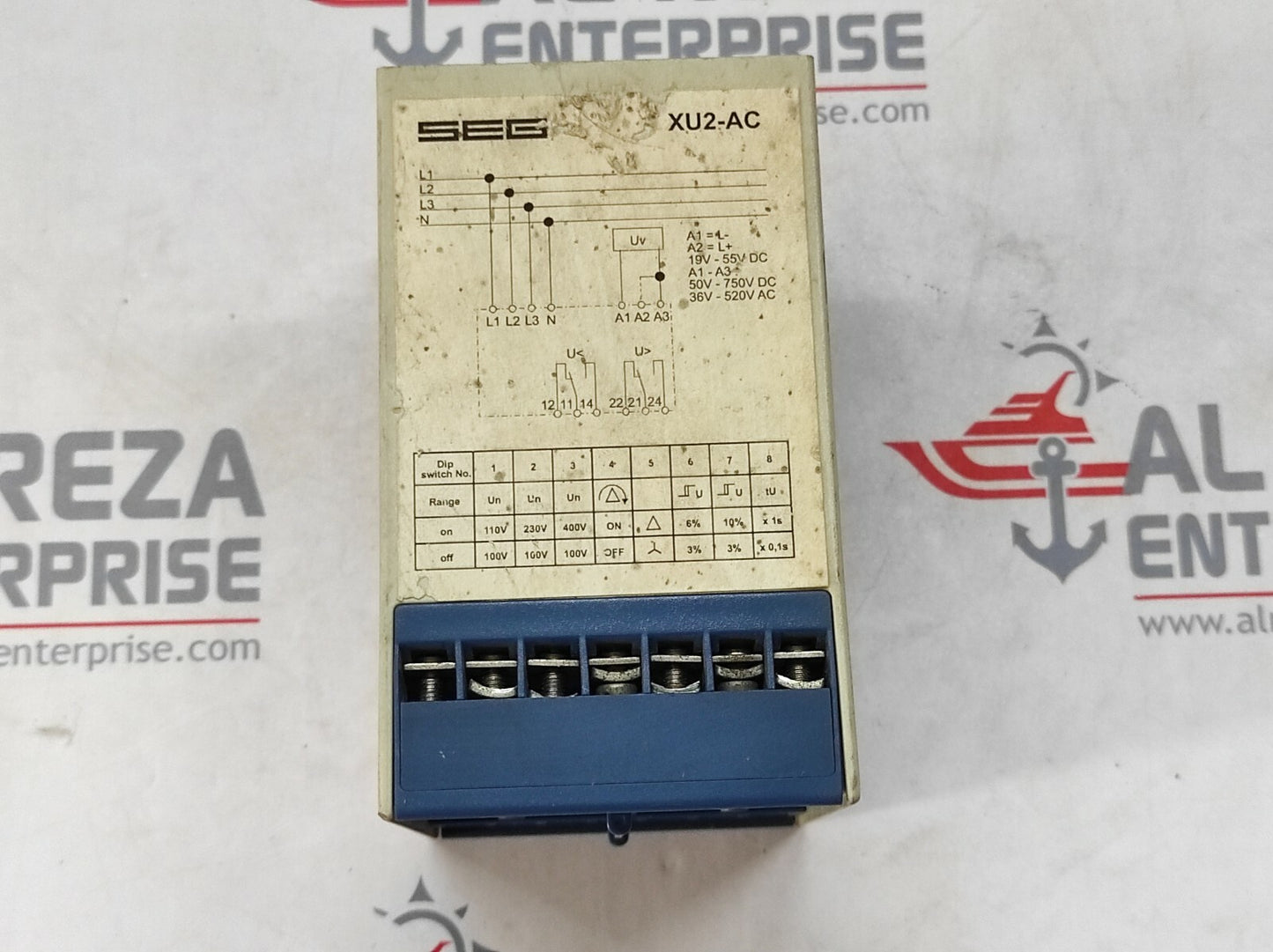 Seg XU2-AC Power Relay 100-400 VAC XU2AC