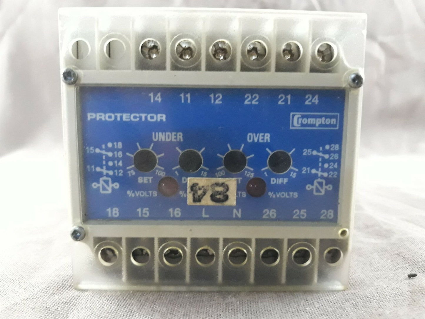 Crompton Protector 253-PVBW Frequency Relay 253 PVBW