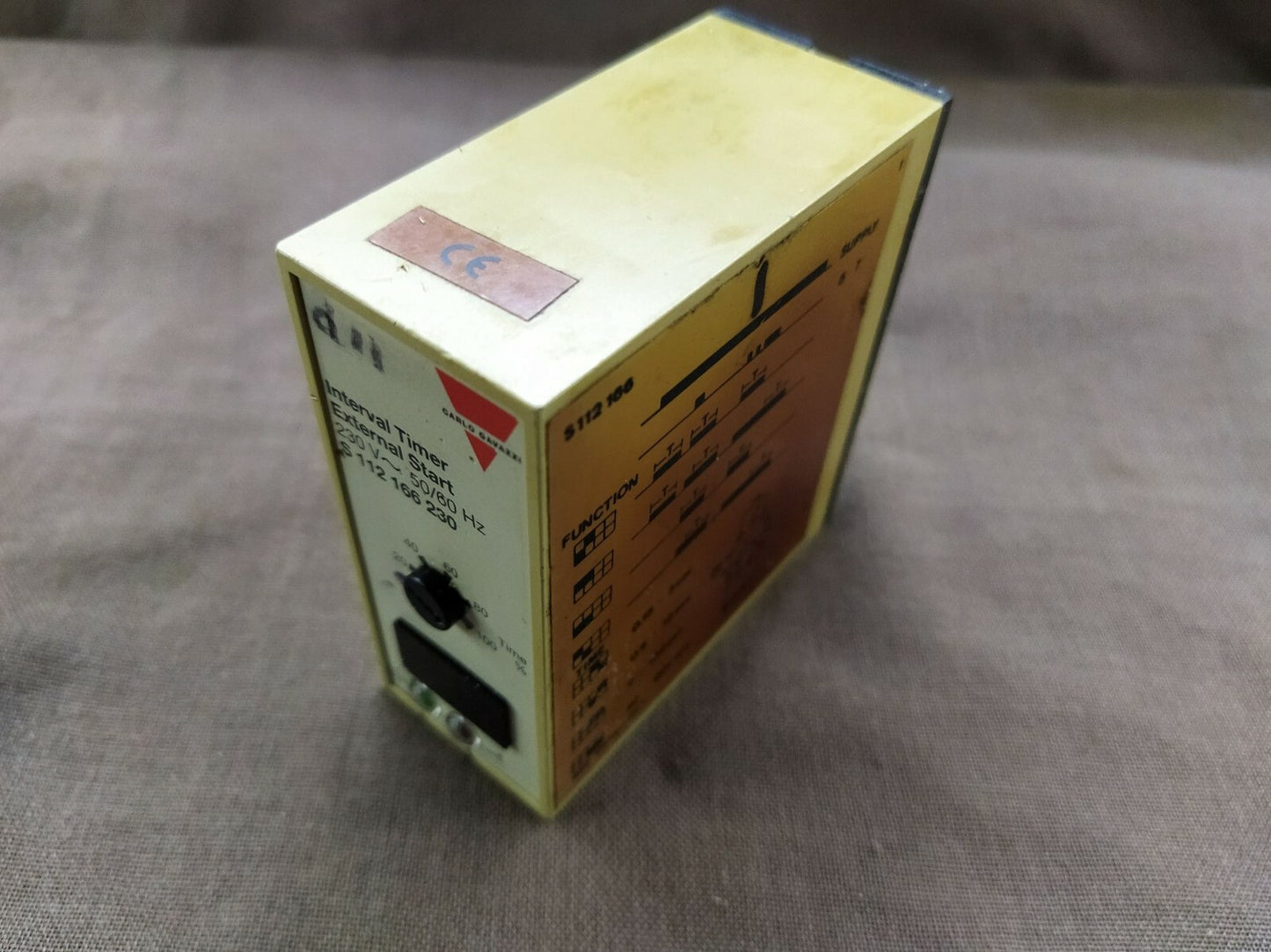 Carlo Gavazzi S 112 166 230 Interval Timer External Start S112166 230 Vac