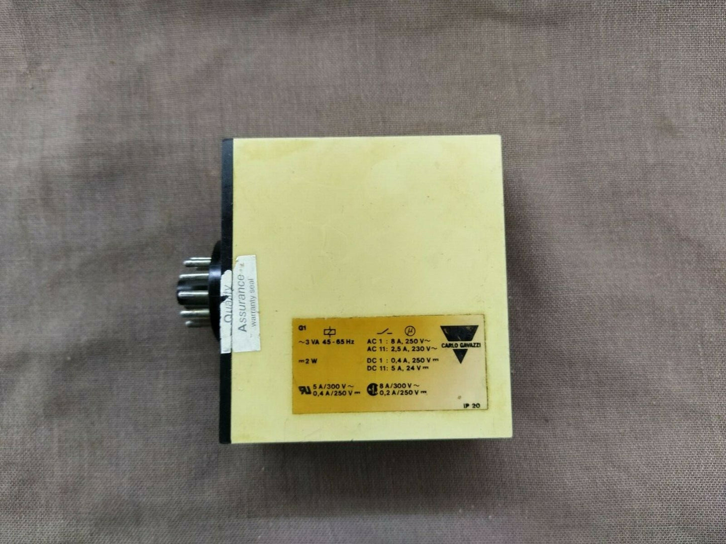 Carlo Gavazzi S 112 166 230 Interval Timer External Start S112166 230 Vac