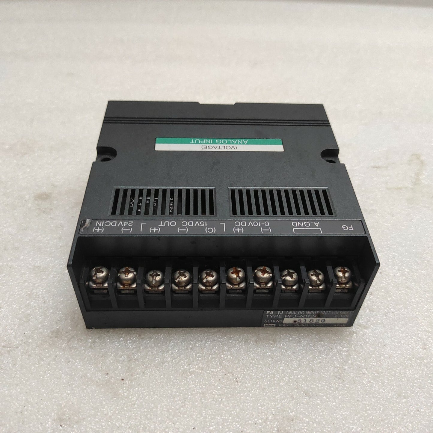IDEC PFJ-N112A INPUT UNIT