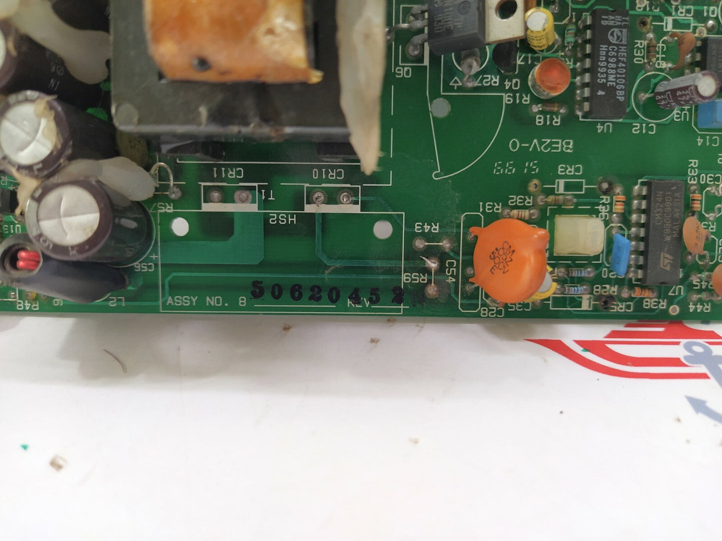 POWER SUPPLY IM603-133 A1 PCB 849076 452 ASSY 50620452