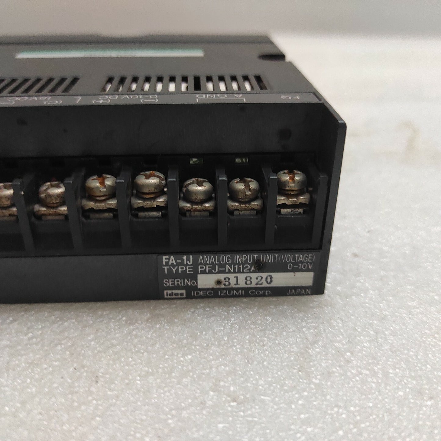 IDEC PFJ-N112A INPUT UNIT