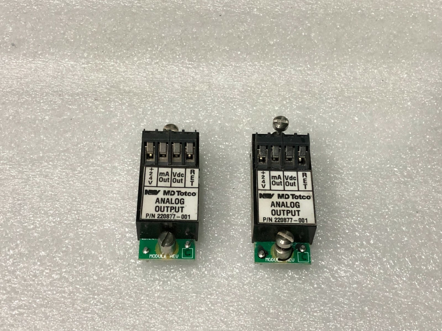 MD TOTCO 220877-001 ANALOG OUTPUT MODULE