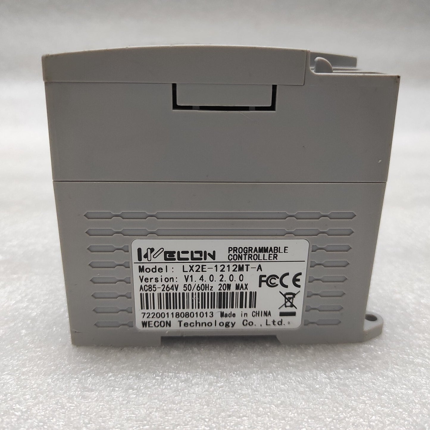 WECON LX2E-1212MT-A PLC LOGIC CONTROLLER 85-264V