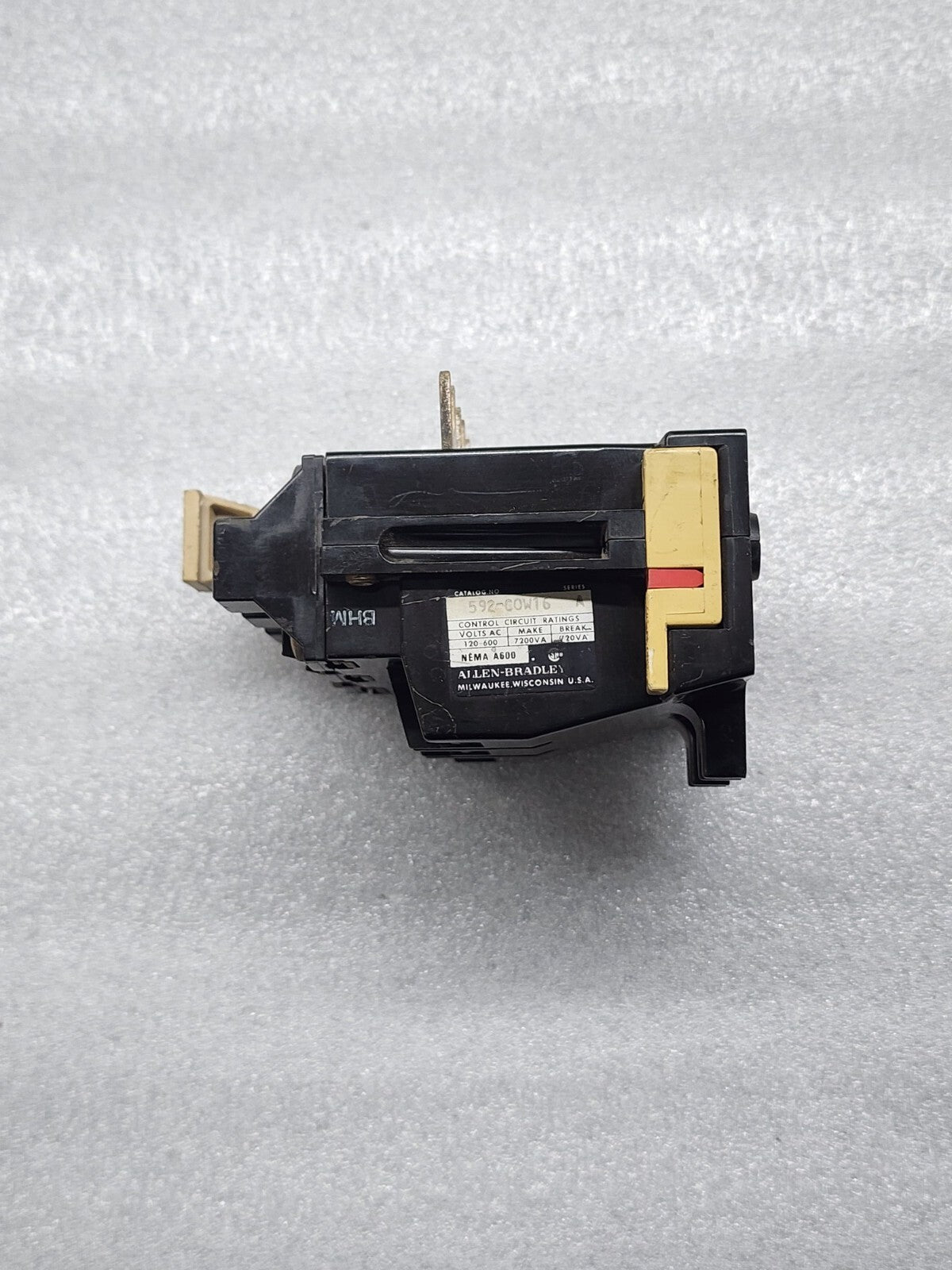 ALLEN BRADLEY CAT 592-COW16-A OVERLOAD RELAY 120-600V