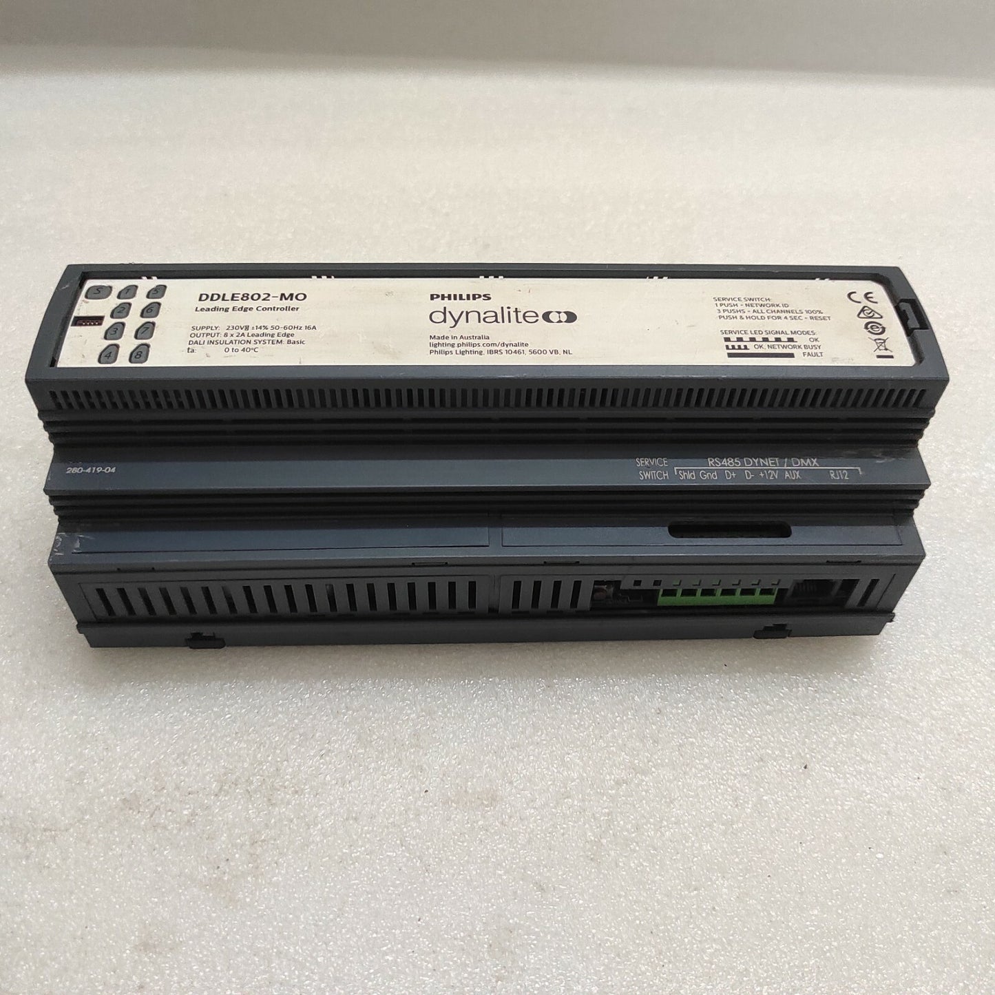 PHILIPS DYNALITE DDLE802-MO LEADING EDGE CONTROLLER 230V