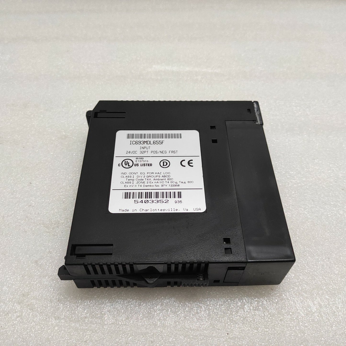 GE FANUC IC693MDL655F DIGITAL INPUT MODULE