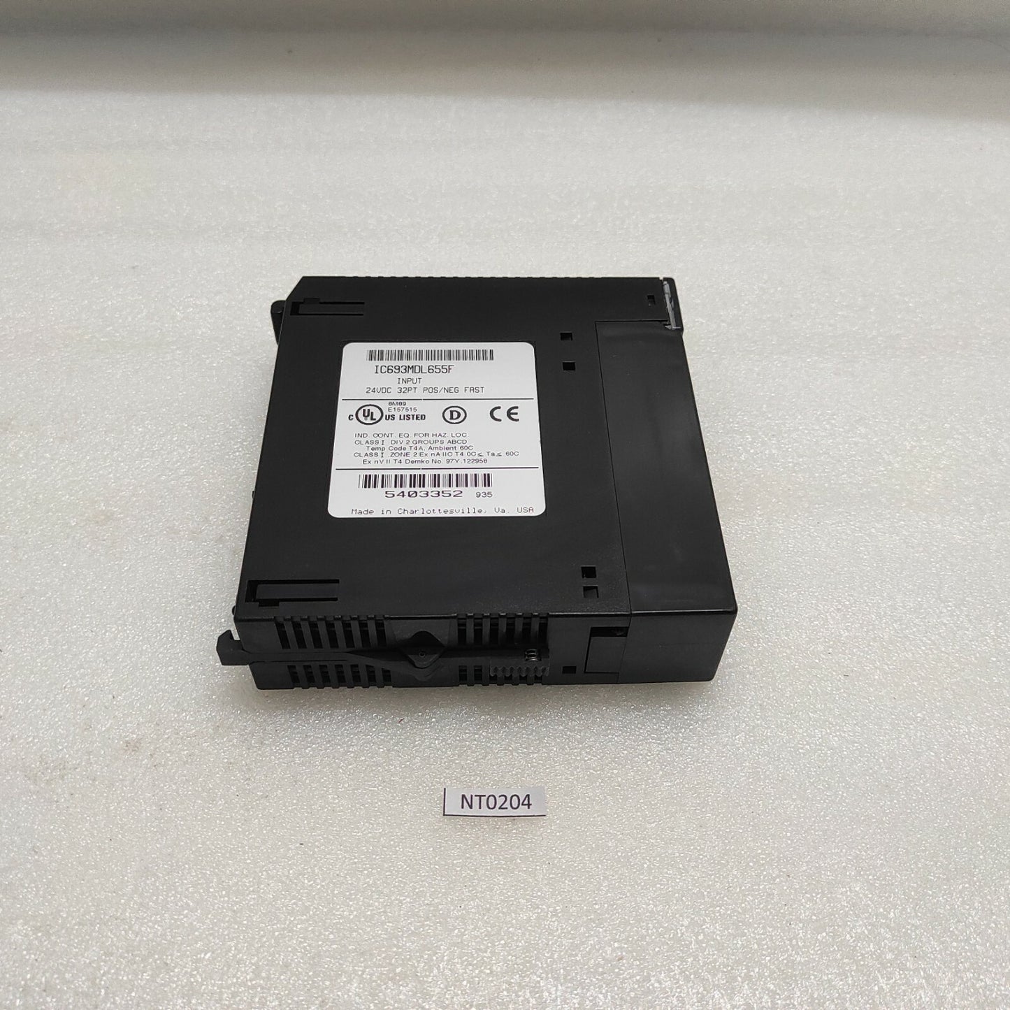 GE FANUC IC693MDL655F DIGITAL INPUT MODULE