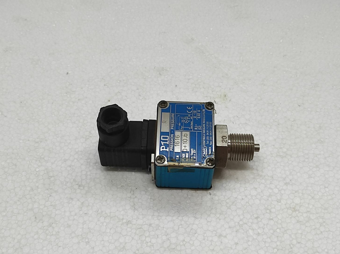 CMR P10 R PRESSION PRESSURE 0-10 BAR C-M-R
