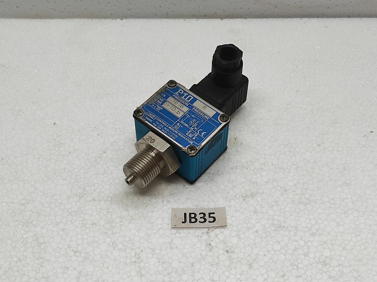 CMR P10 R PRESSION PRESSURE 0-10 BAR C-M-R