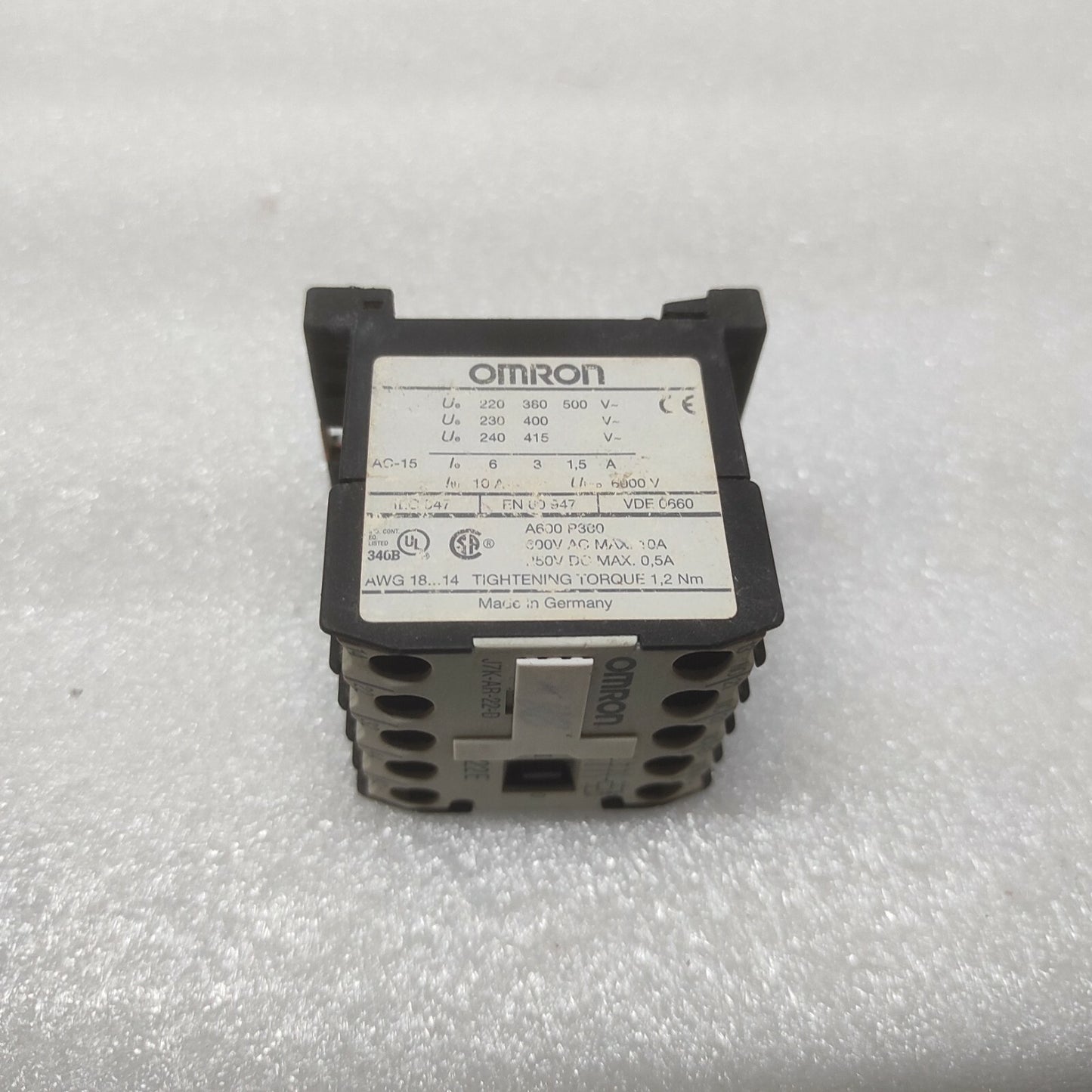 OMRON J7K-AR-22-D CONTACTOR RELAY