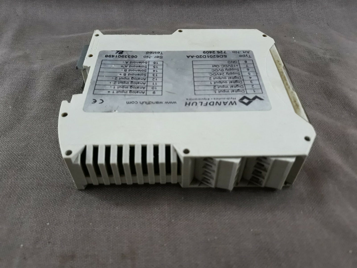 Wandfluh SD6 Digital Amplifier Module SD6201D20-AA 726.2409