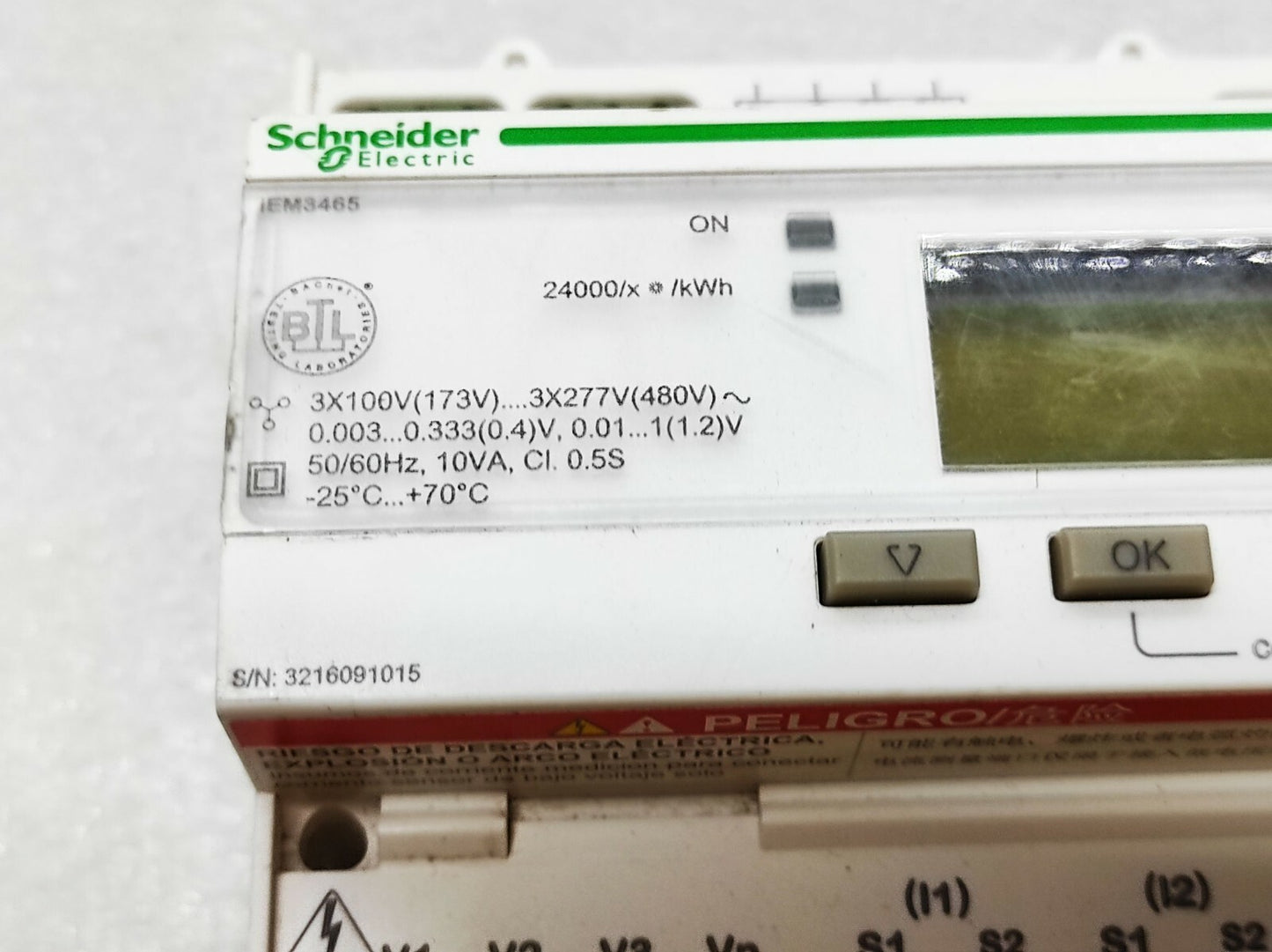 SE IEM3465 3-Phase Energy Meter A9MEM3465