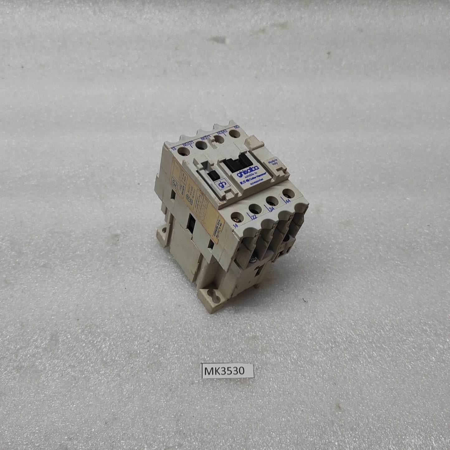 GHISALBA GH15CR MAGNETIC CONTACTOR 10A 660V COIL VOLTAGE 110-120VEATON CUTLER HA