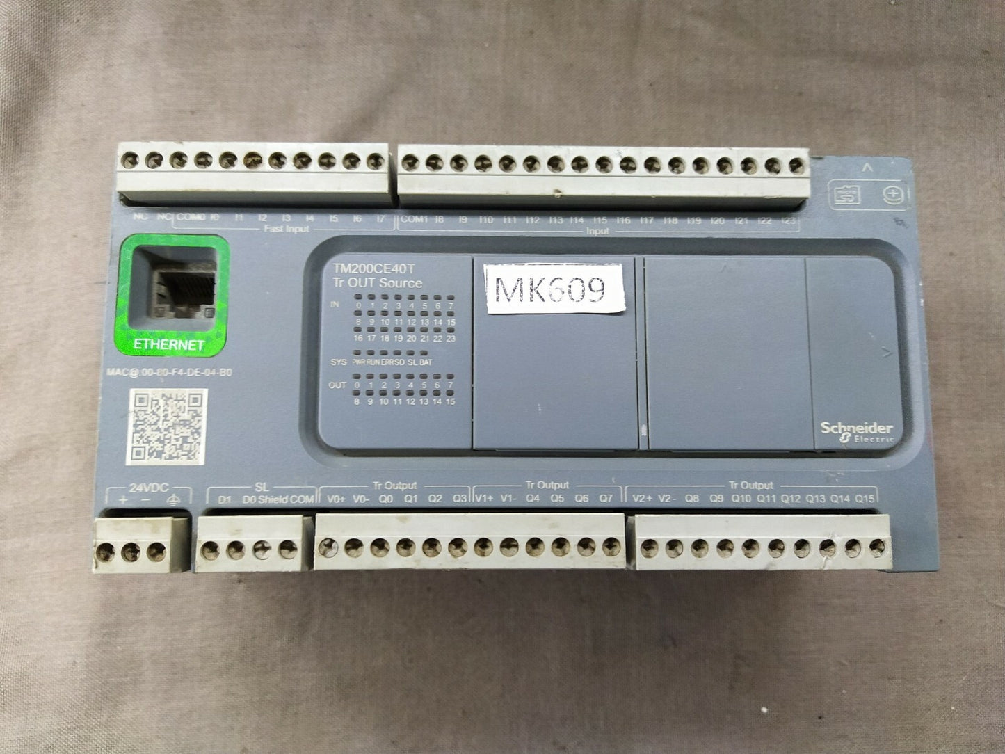 SE Modicon TM200CE40T CPU Unit 24V DC