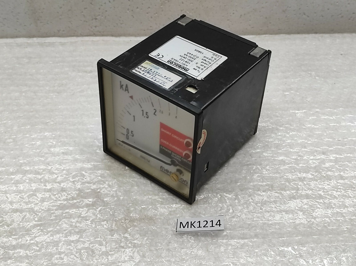 MEGACON KEC115AS kA METER 200-240V 2000/5A
