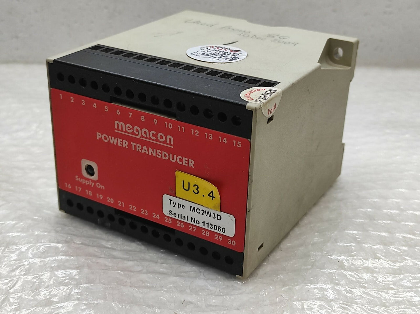 MEGACON MC2W3D POWER TRANSDUCER 200-240V MC2W3D