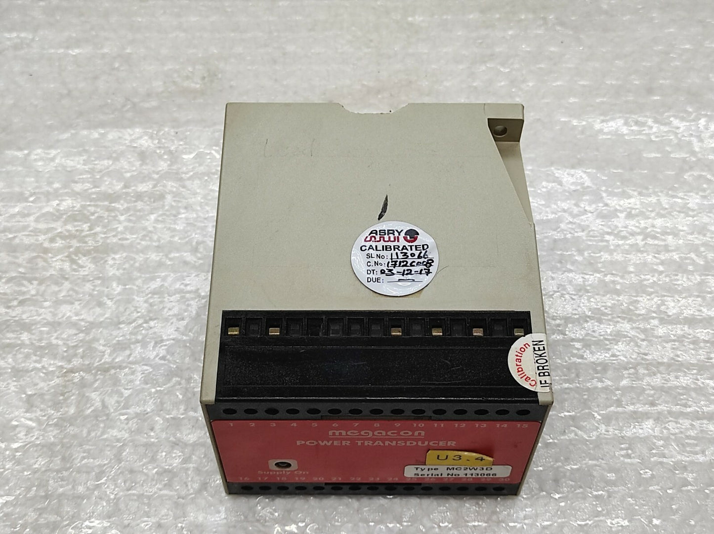 MEGACON MC2W3D POWER TRANSDUCER 200-240V MC2W3D