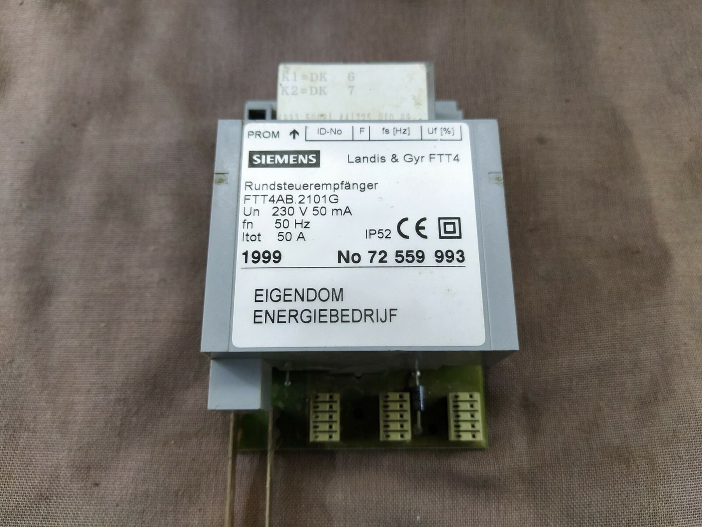 Siemens Landis & Gyr FTT4 Rundsteuerempfanger FTT4AB.2101G 230 VAC 72 559 993