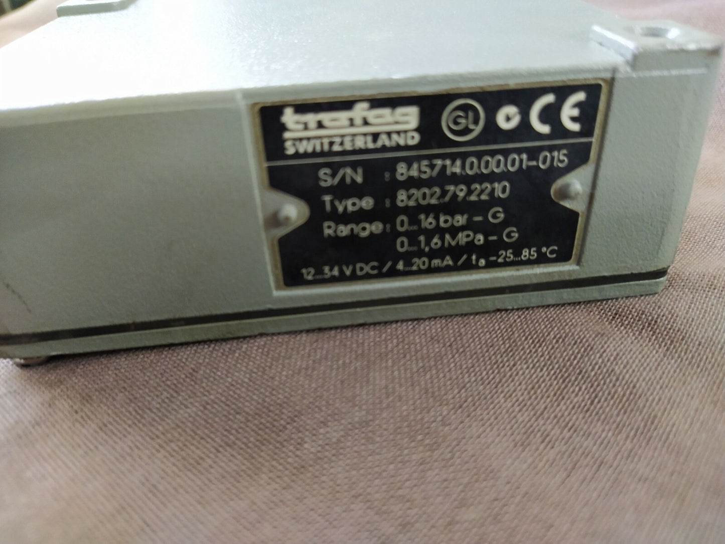 Trafag Pressure Transmitter 8202.79.2210 16 BAR 1.6 MPa