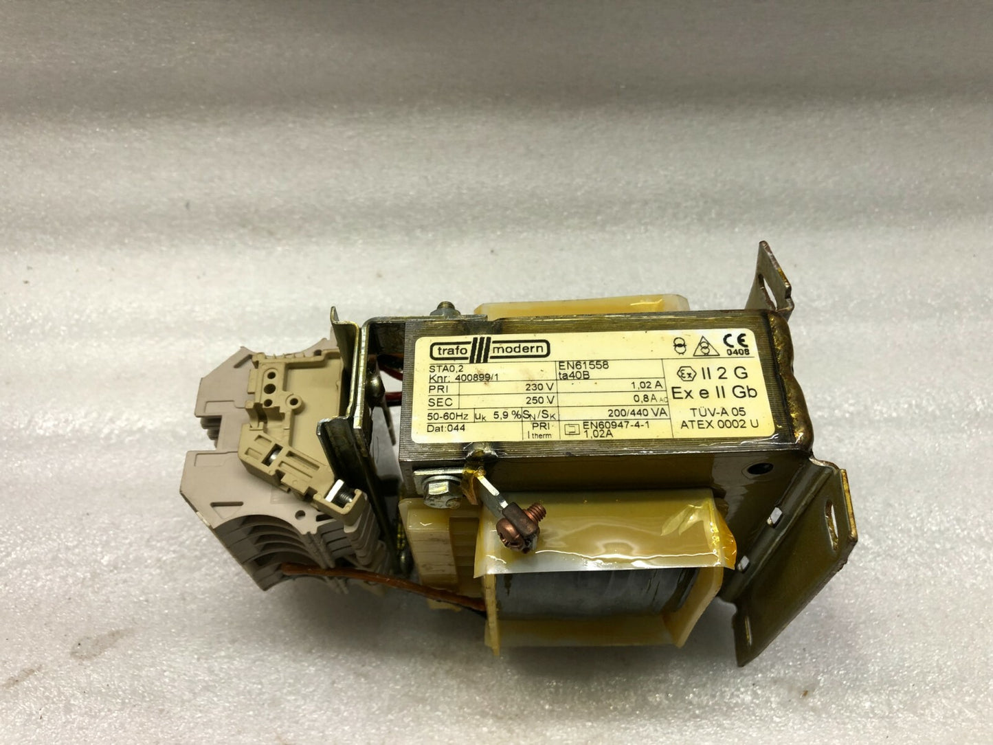 TRAFO MODERN STA0.2 TRANSFORMER 400899-1 PN 2725579-03-01 230V TO 250V