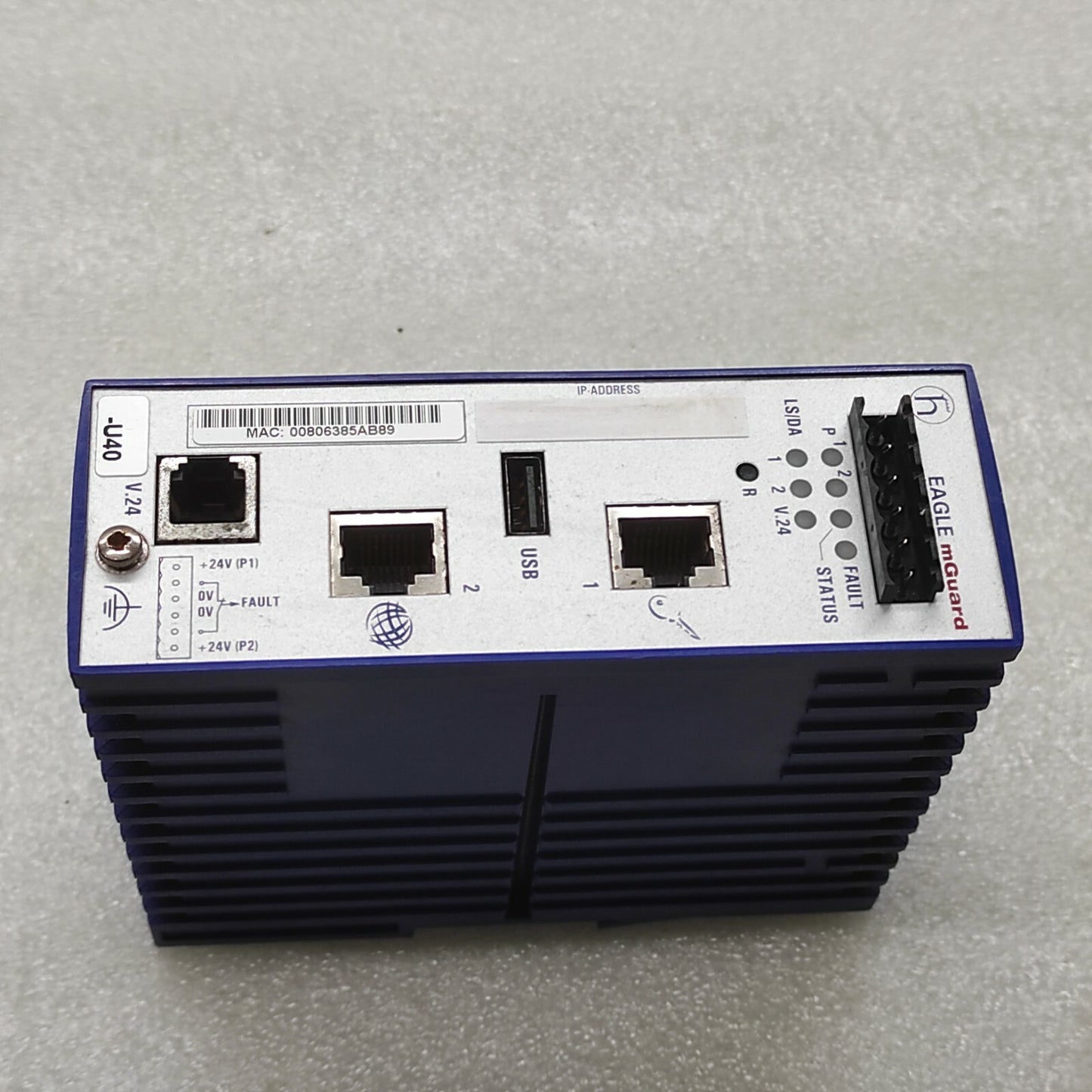 HIRSCHMANN EAGLE MGUARD TX-TX INDUSTRIAL SECURITY ROUTER 9.6-60VDC/18-30VAC