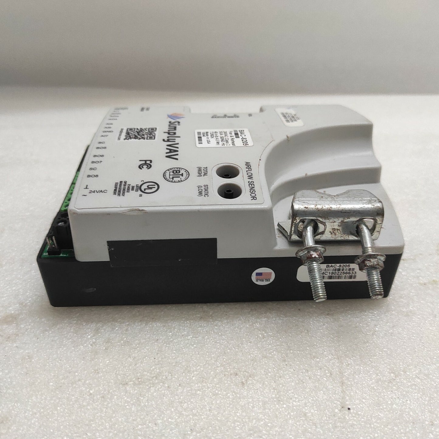 SIMPLY VAV BAC-8205 BACNET FAN AND REHEAT CONTROLLER 24VAC