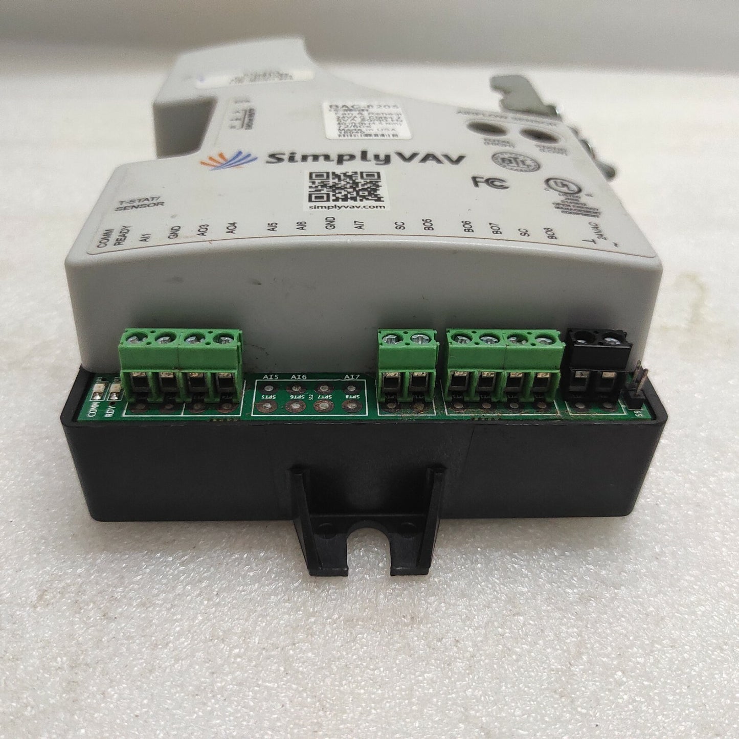 SIMPLY VAV BAC-8205 BACNET FAN AND REHEAT CONTROLLER 24VAC