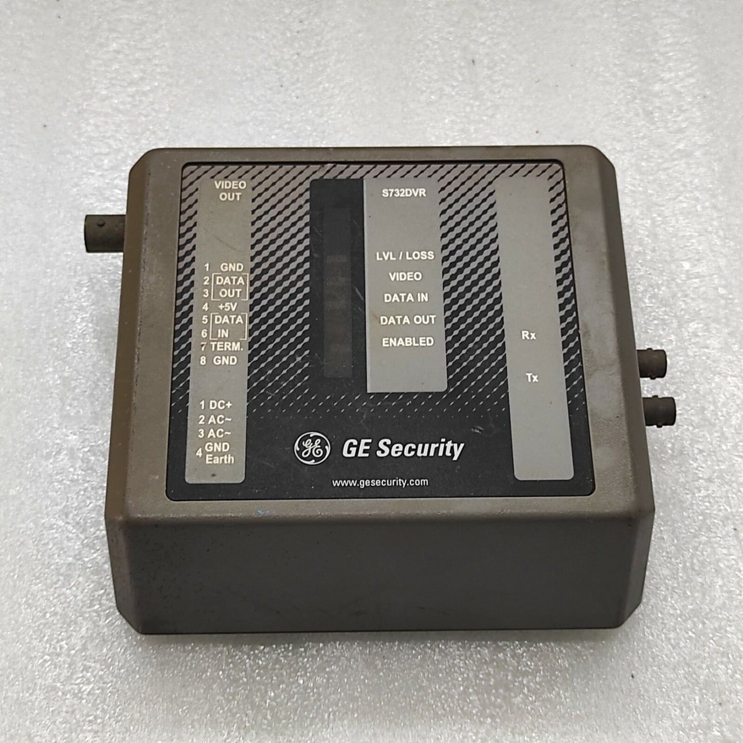 GE SECURITY S732DVR-EST2 DIGITAL VIDEO RECEIVER