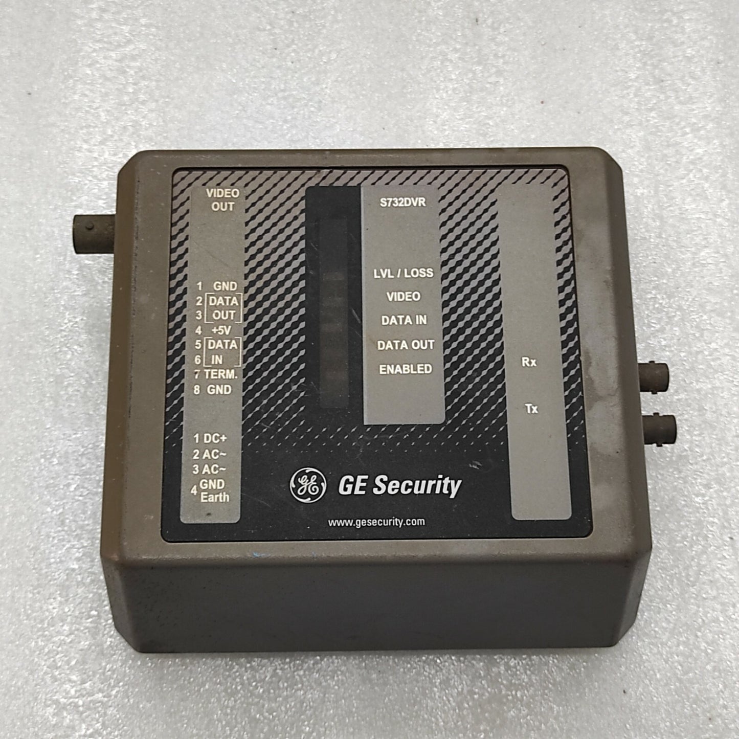 GE SECURITY S732DVR-EST2 DIGITAL VIDEO RECEIVER