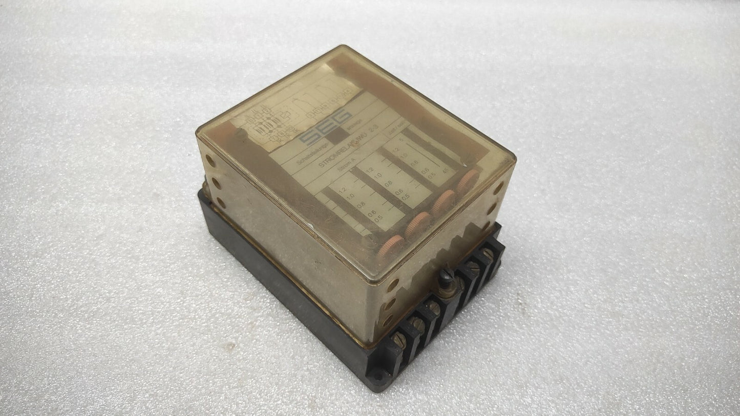 SEG STROMRELAIS IWU 2-3 CURRENT RELAY 250VAC 1000VA