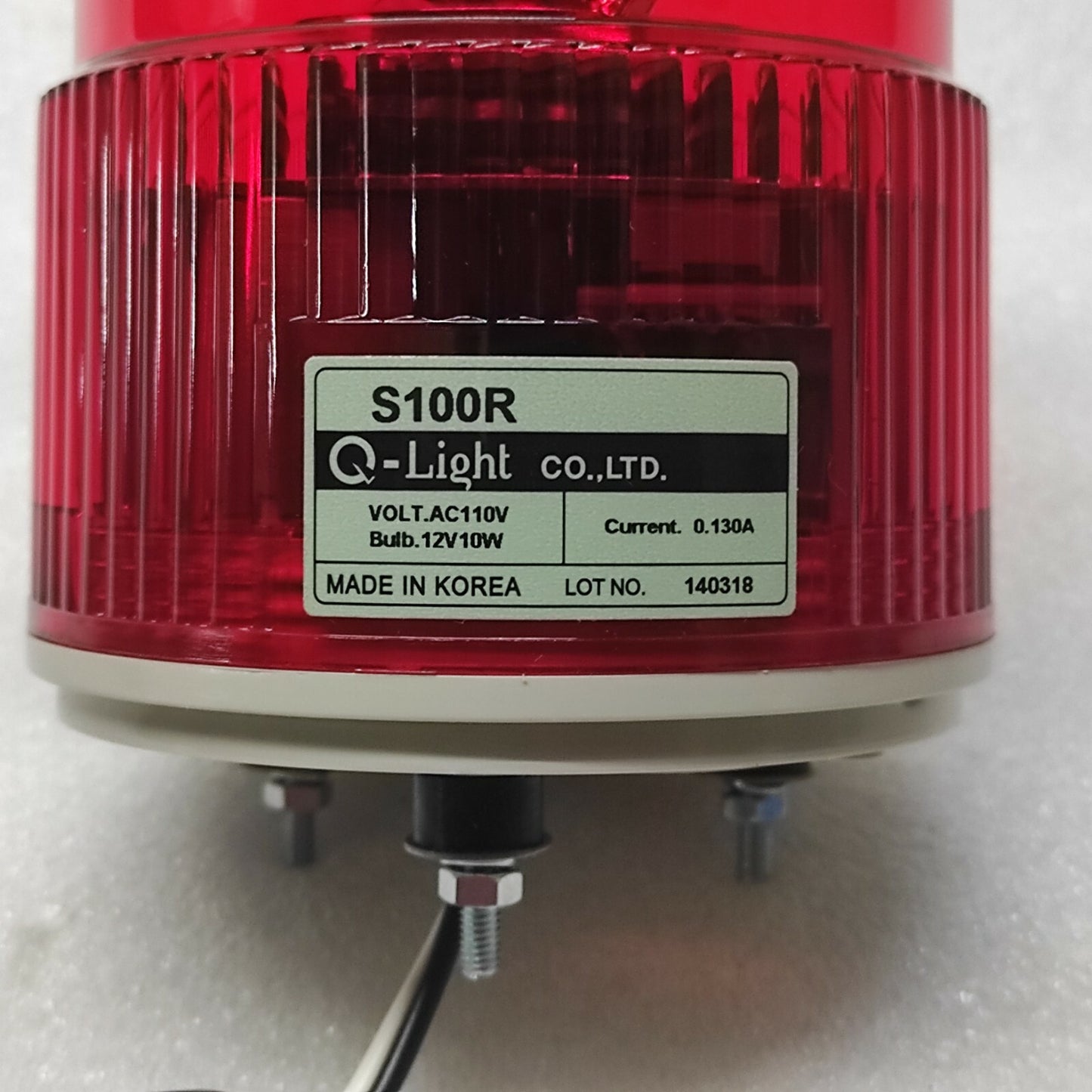 QLIGHT S100R WARNING LIGHT 110VAC