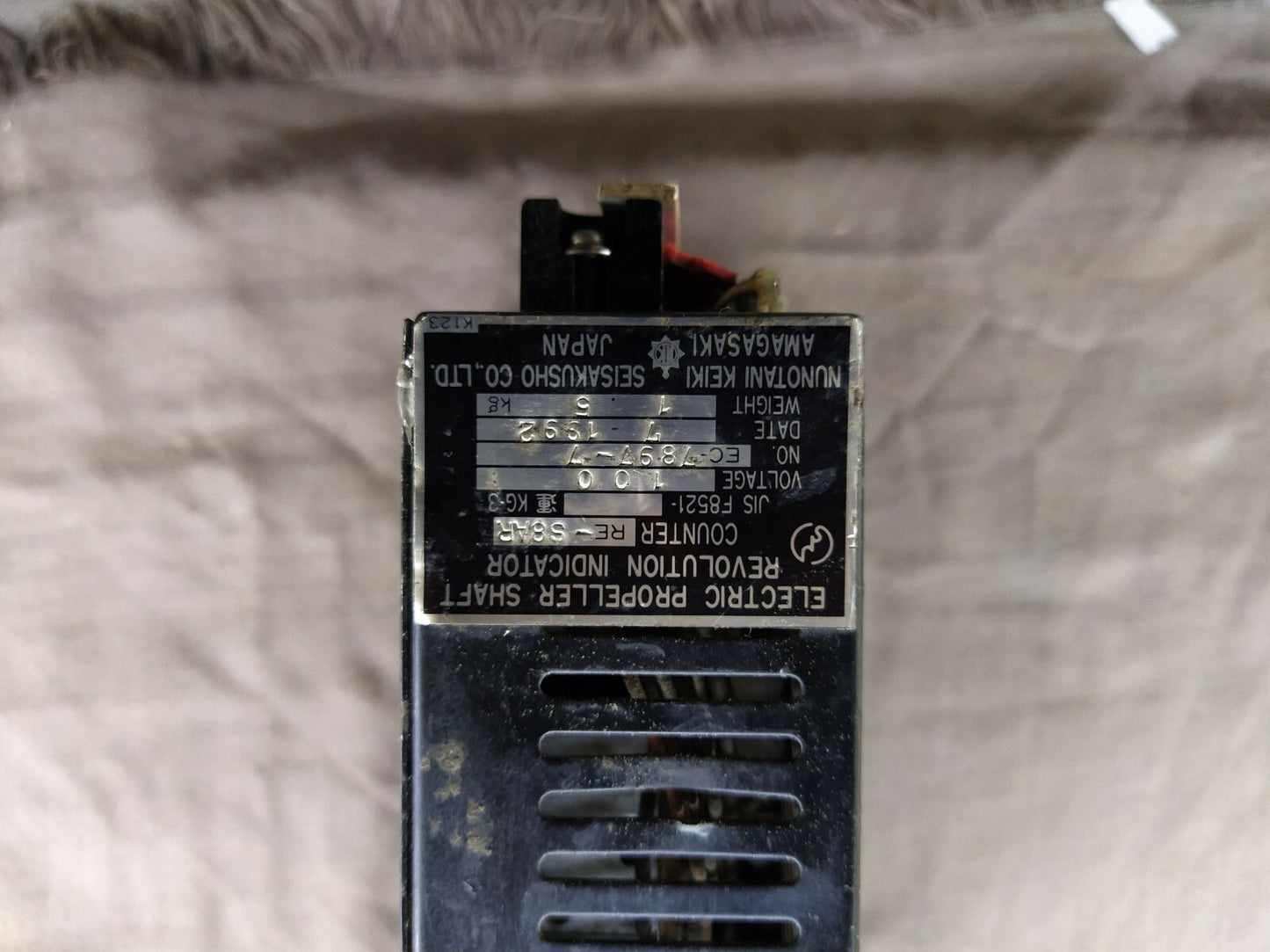 Nunotani Keiki RE-S8AR Electric Propeller Shaft Revolution Indicator
