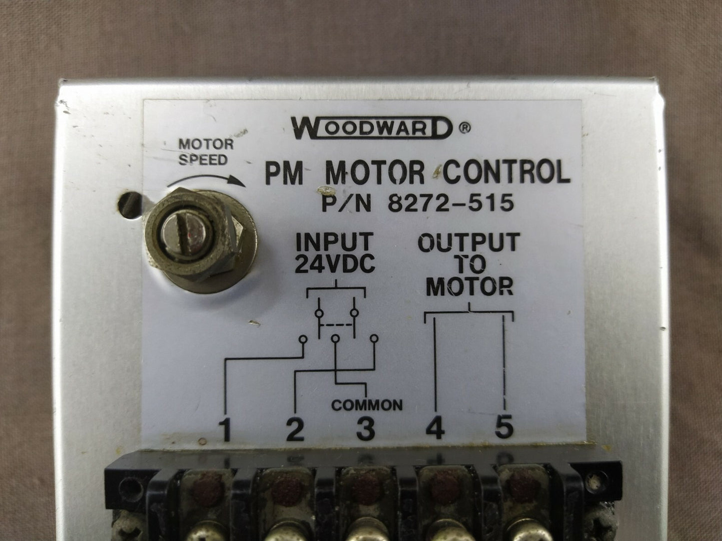 Woodward 8272-515 PM Motor Control 8272515