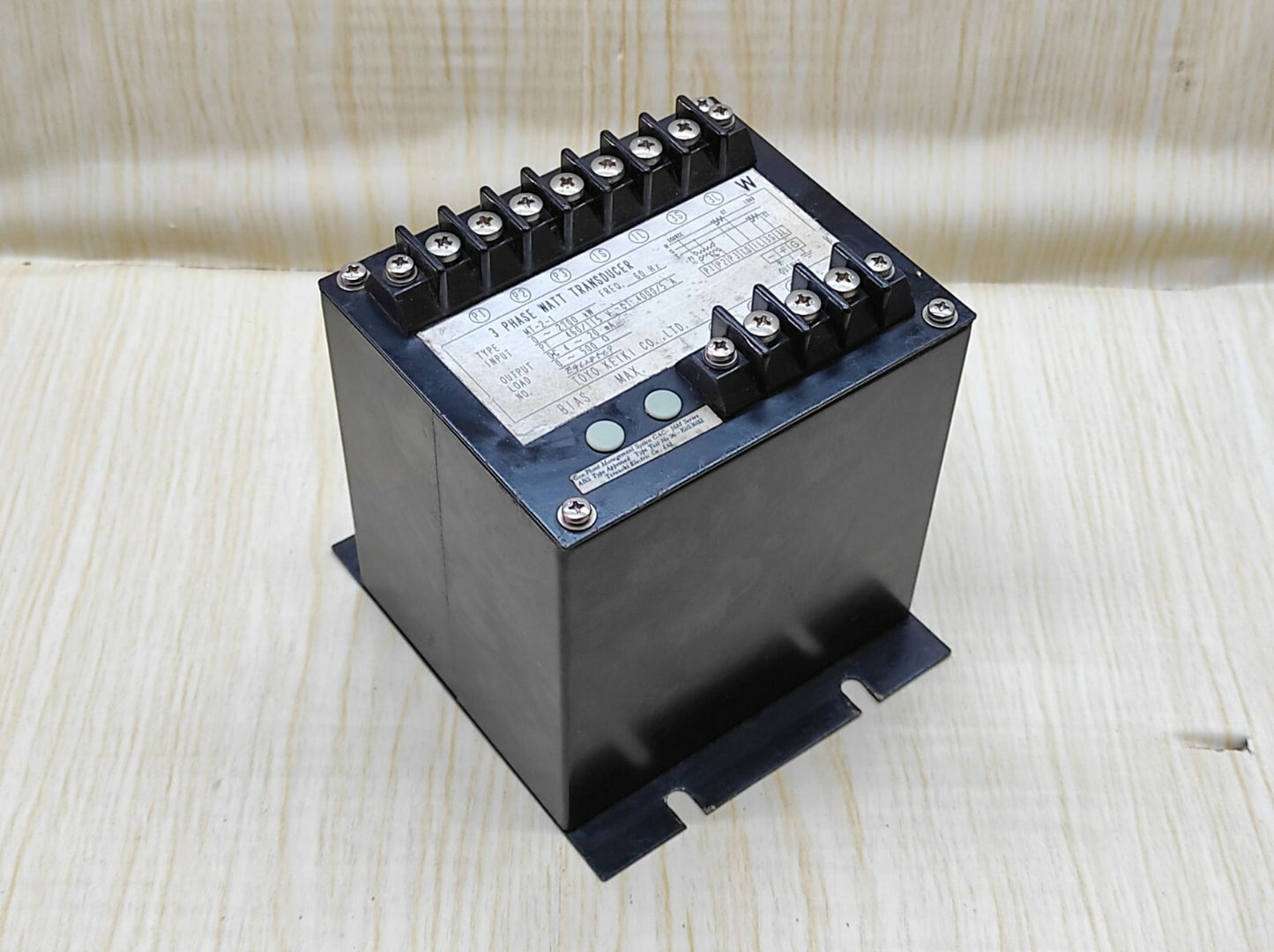 Toyo Keiki MT-2-1 3 Phase Watt Transducer MT21