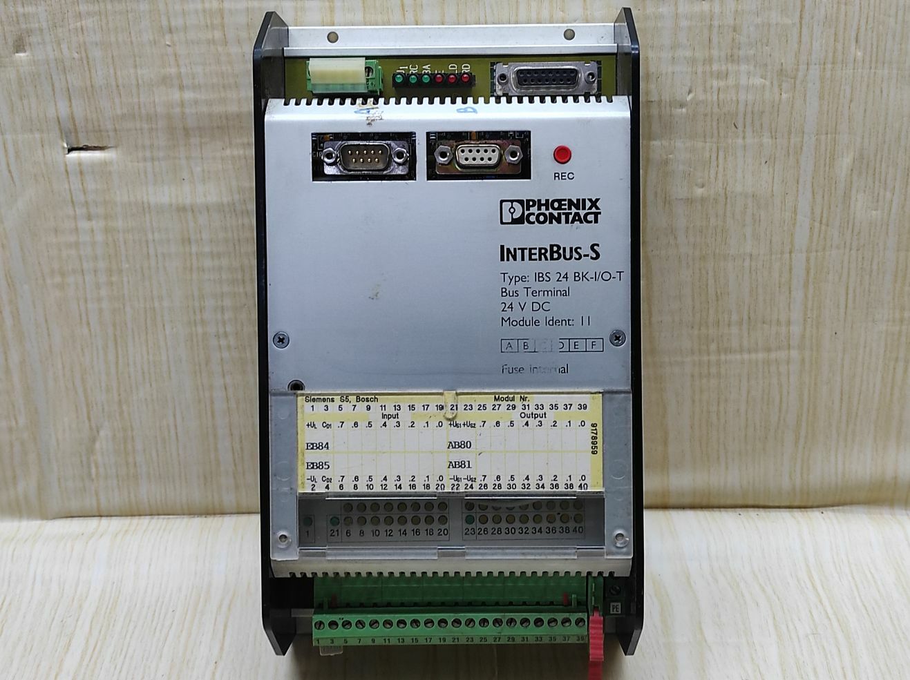 Phoenix Contact INTERBUS-S IBS 24 BK-I/O-T Bus Terminal 24V DC 2759980