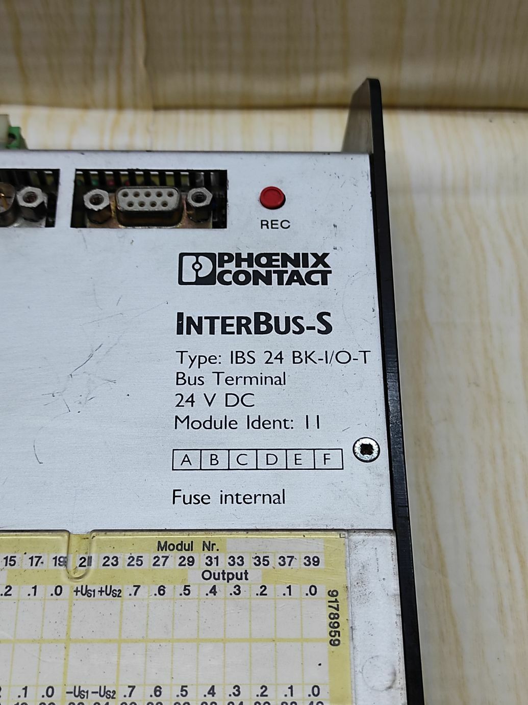 Phoenix Contact INTERBUS-S IBS 24 BK-I/O-T Bus Terminal 24V DC 2759980