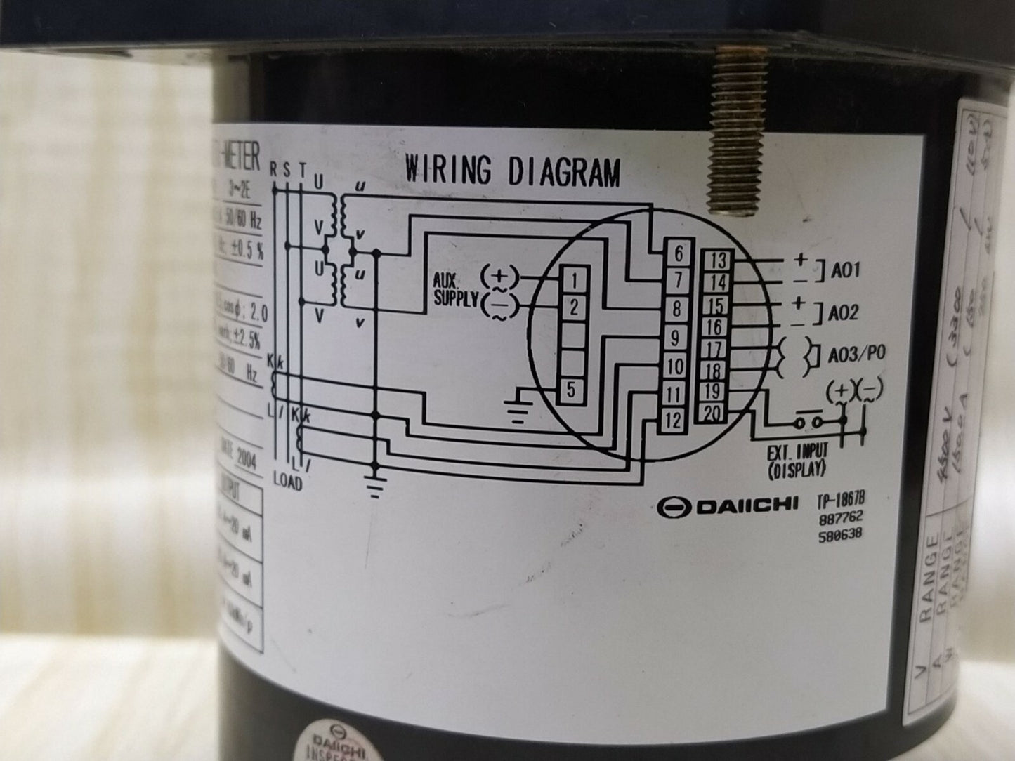 Daiichi QLC-110-B3110-110 Power Line Multi Meter QLC-110