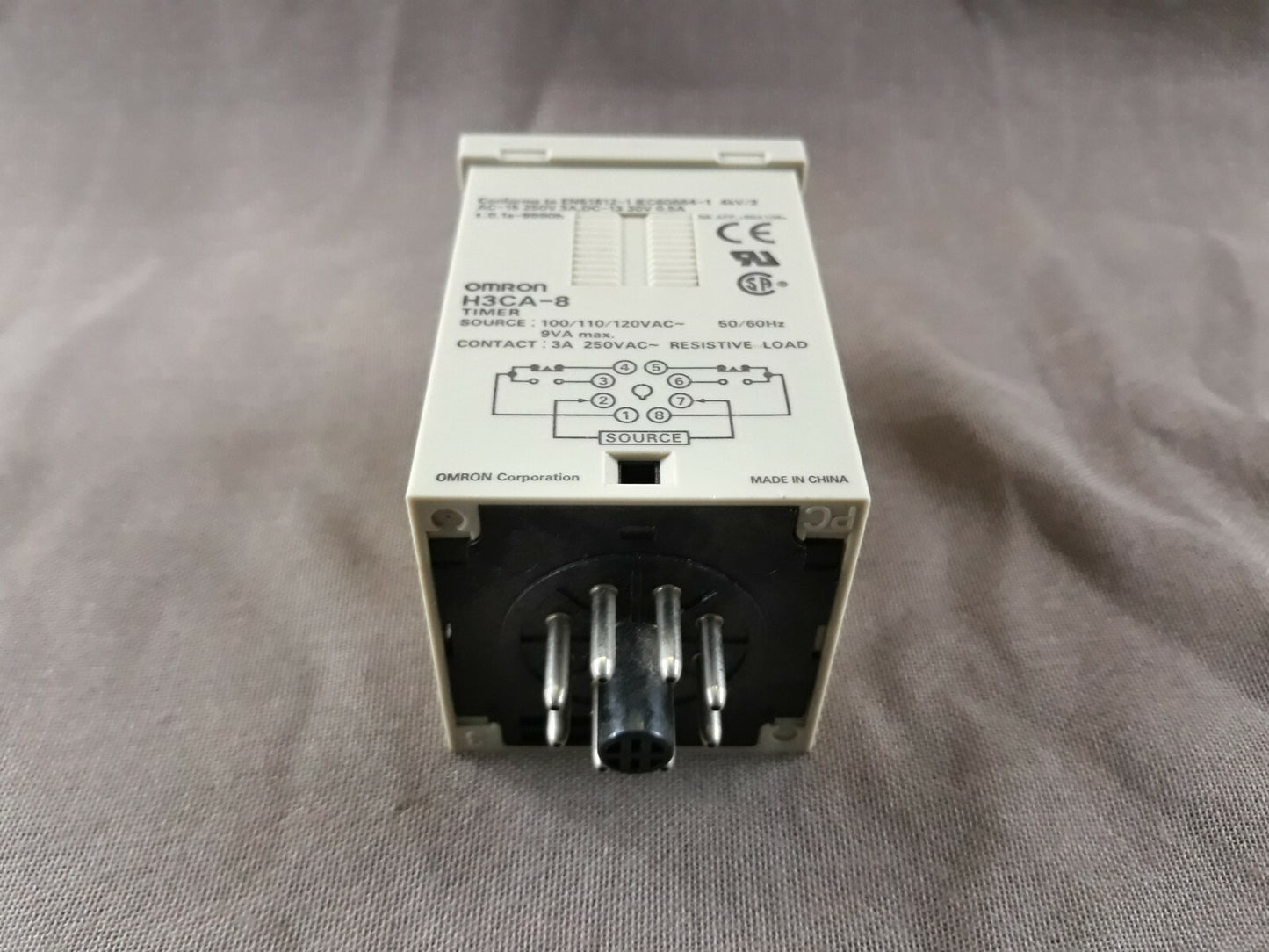 Omron H3CA-8 AC100/110/120 Solid State Timer 8 Pin
