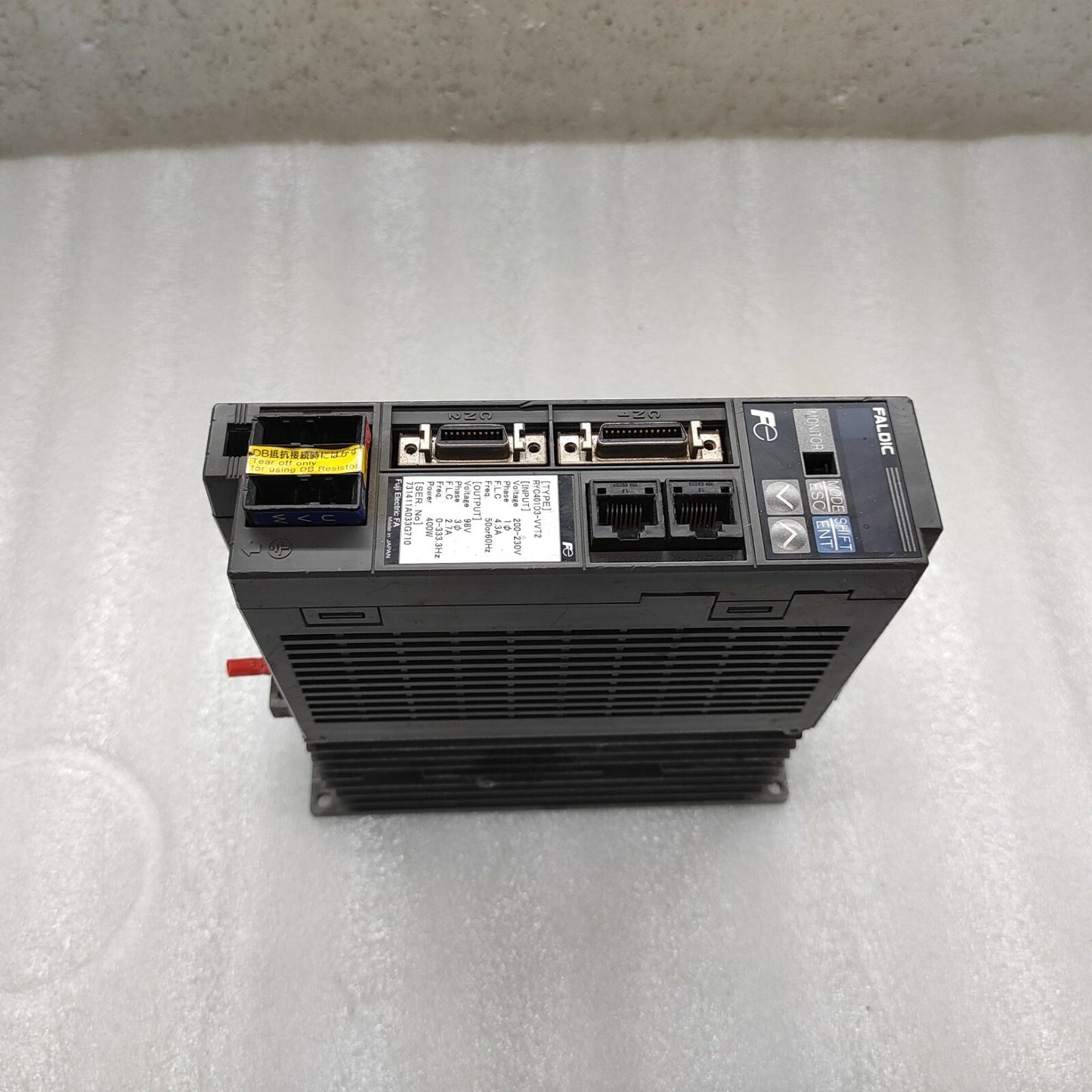 FUJI ELECTRIC RYC401D3-VVT2 SINGLE PHASE SERVO AMPLIFIER 200-230V