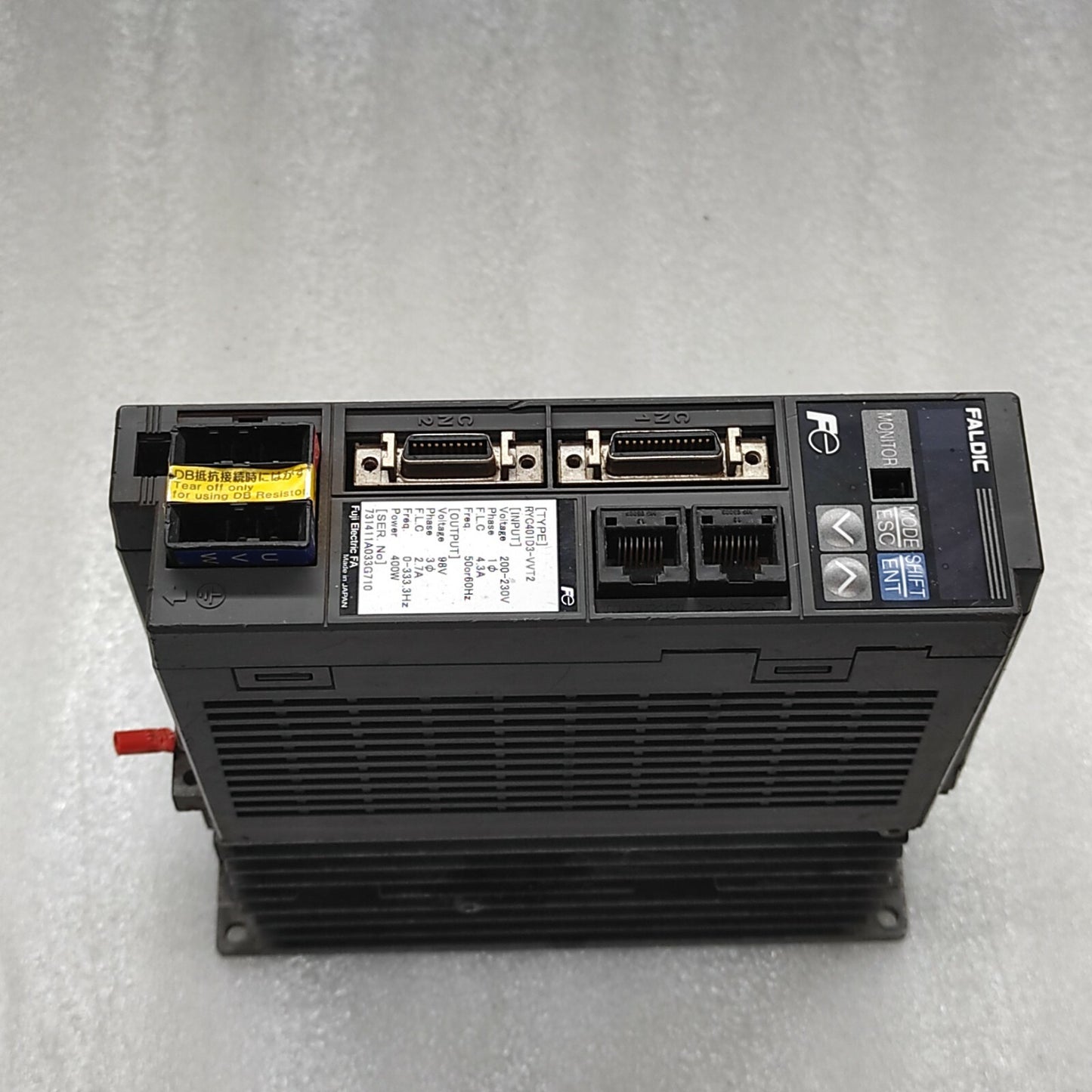 FUJI ELECTRIC RYC401D3-VVT2 SINGLE PHASE SERVO AMPLIFIER 200-230V