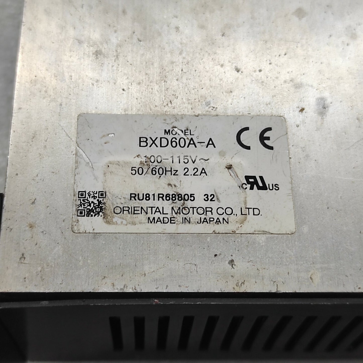 ORIENTAL MOTOR BXD60A-A VEXTA BRUSHLESS DC SPEED CONTROLLER