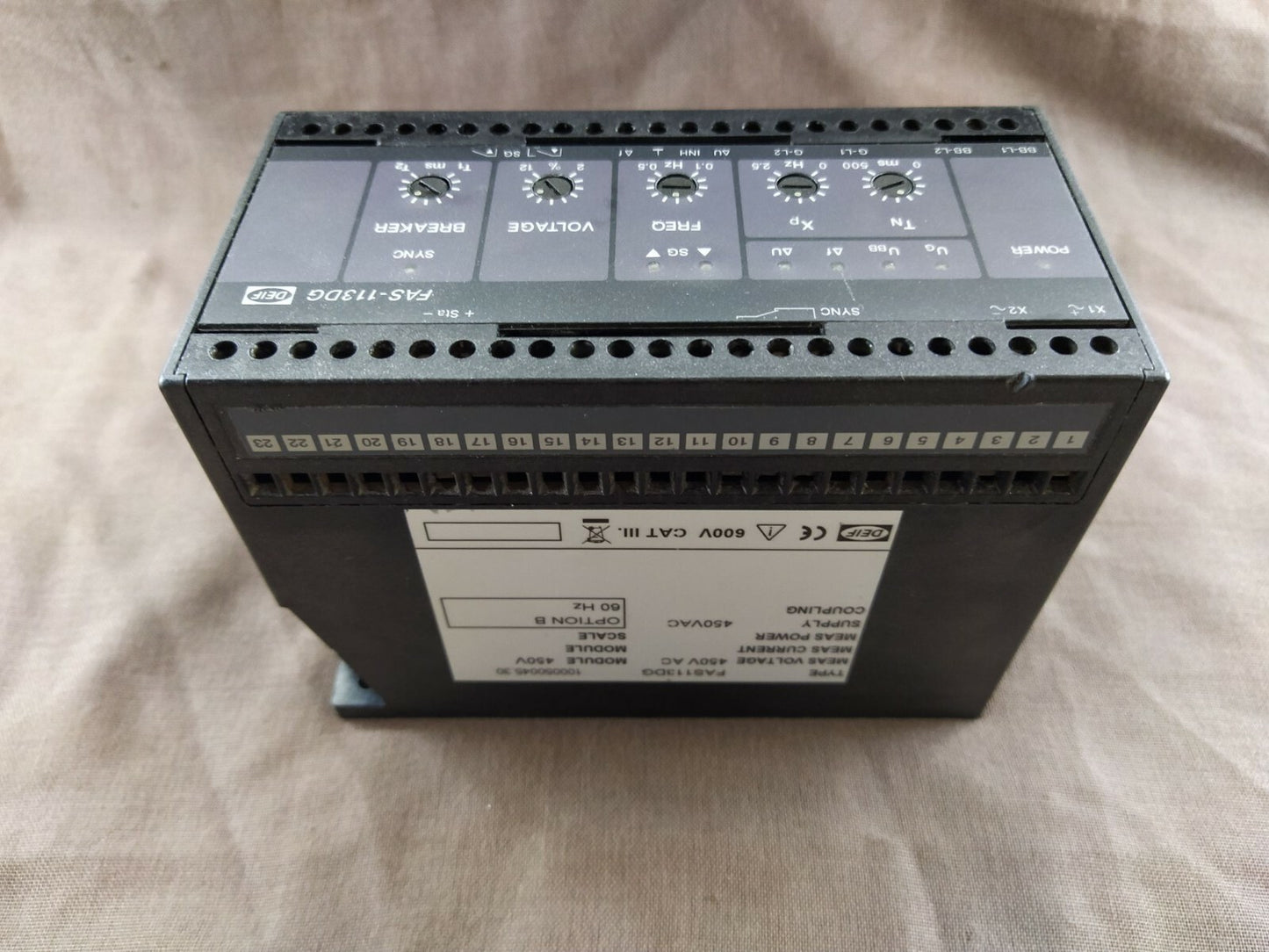 Deif FAS-113DG Synchronisation & Circuit Breaker Closing 100050045.30 FAS1113DG