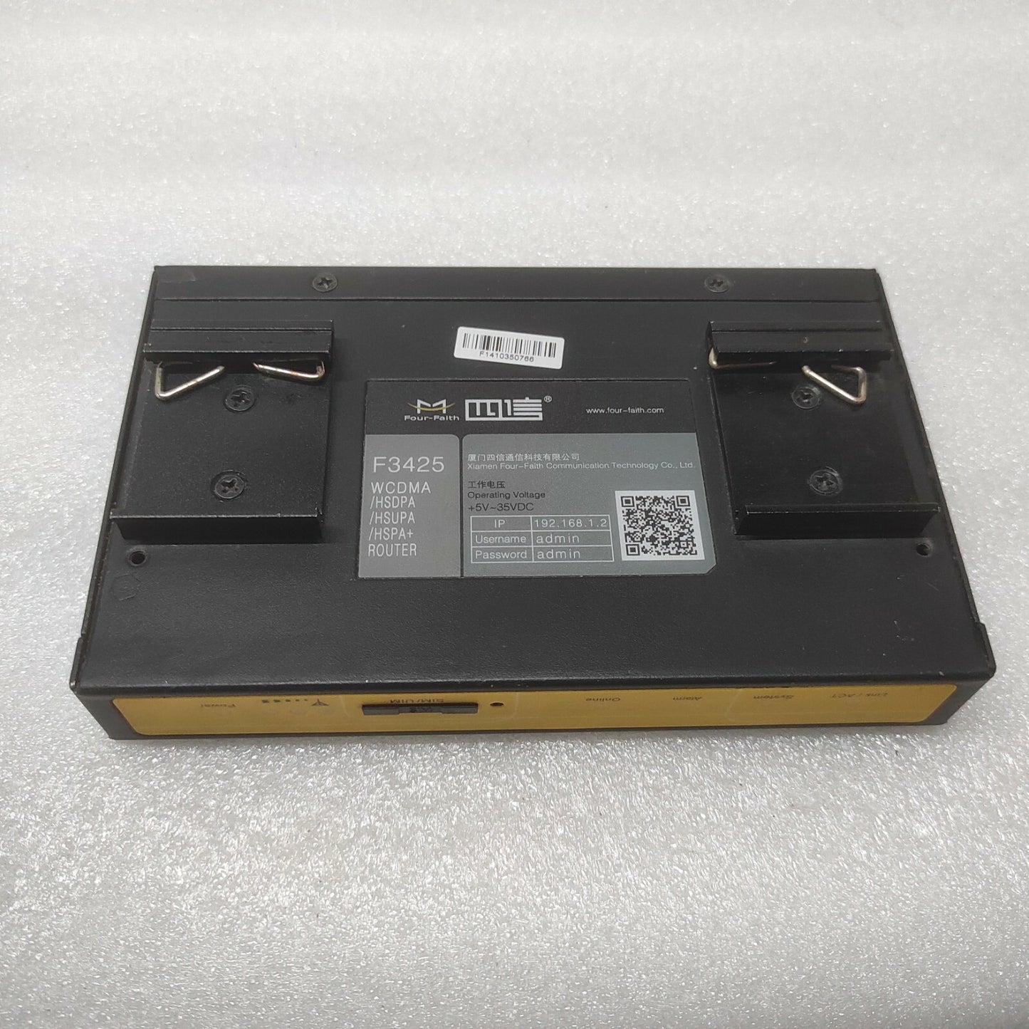 FOUR FAITH F3425 INDUSTRIAL ROUTER HSPA+ WITHOUT POWER CABLE