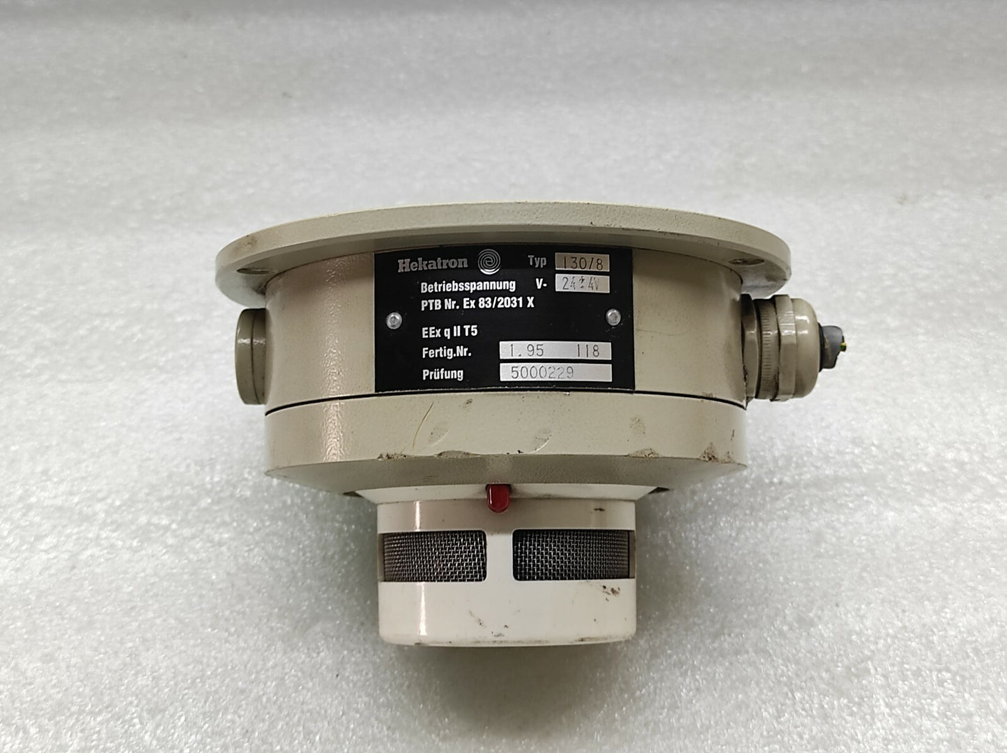 HEKATRON TYPE 130/8 SMOKE SENSOR 24V