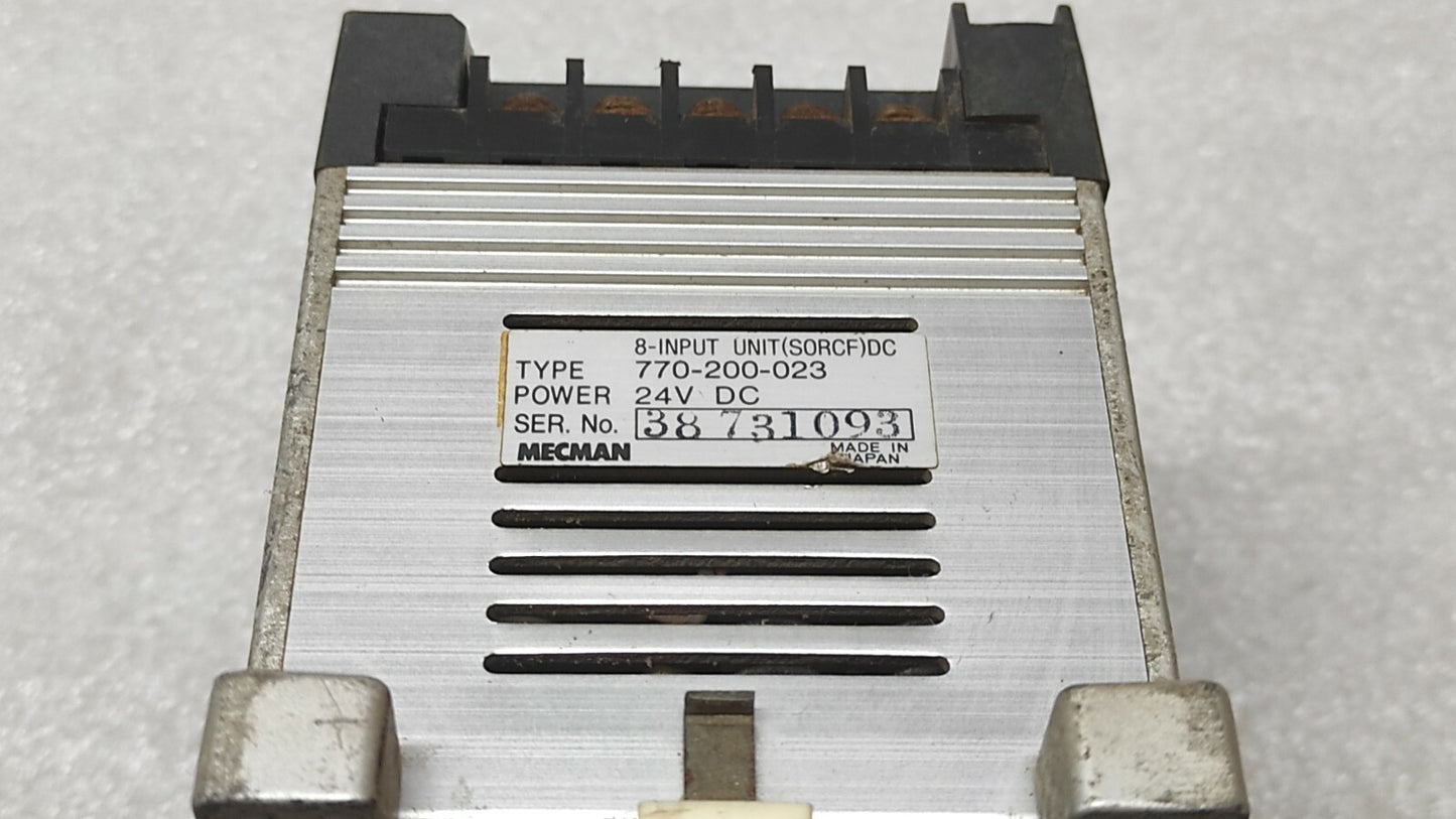 MECMAN 770-200-023 INPUT MODULE 24VDC