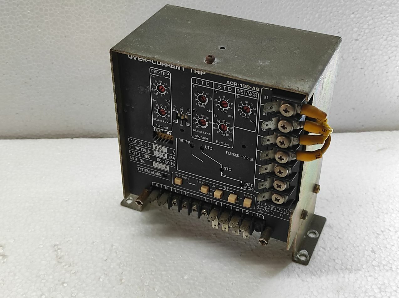 OVER-CURRENT TRIP AOR-1BS-AS 898A CT 1250/5A